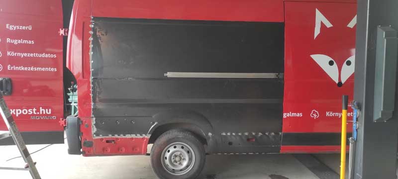 Hőkamrás autófényezés