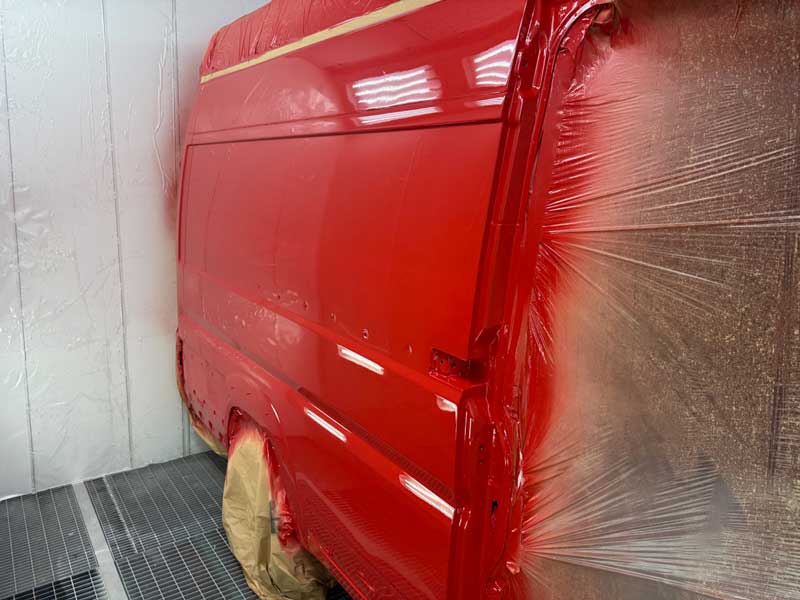 Hőkamrás autófényezés